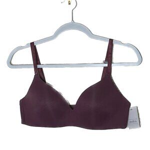 NWT Auden Purple The Bliss Wireless Bra Size 36C